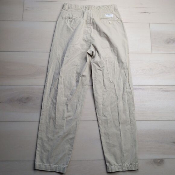 Vintage Polo Ralph Lauren Chino Pants Mens 30X31 Flat Front Beige Made in USA - Picture 4 of 11